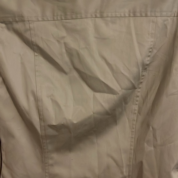 Ann Taylor Plaid Essential Shirt women’s size 4 (S)  metal shiny gray fitted NWT - Picture 12 of 16